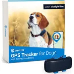 tractive GPS Tracker for Dogs - Waterproof, GPS Location & Smart Pet Activity Tracker, Unlimited Range, Works with Any Collar (White)