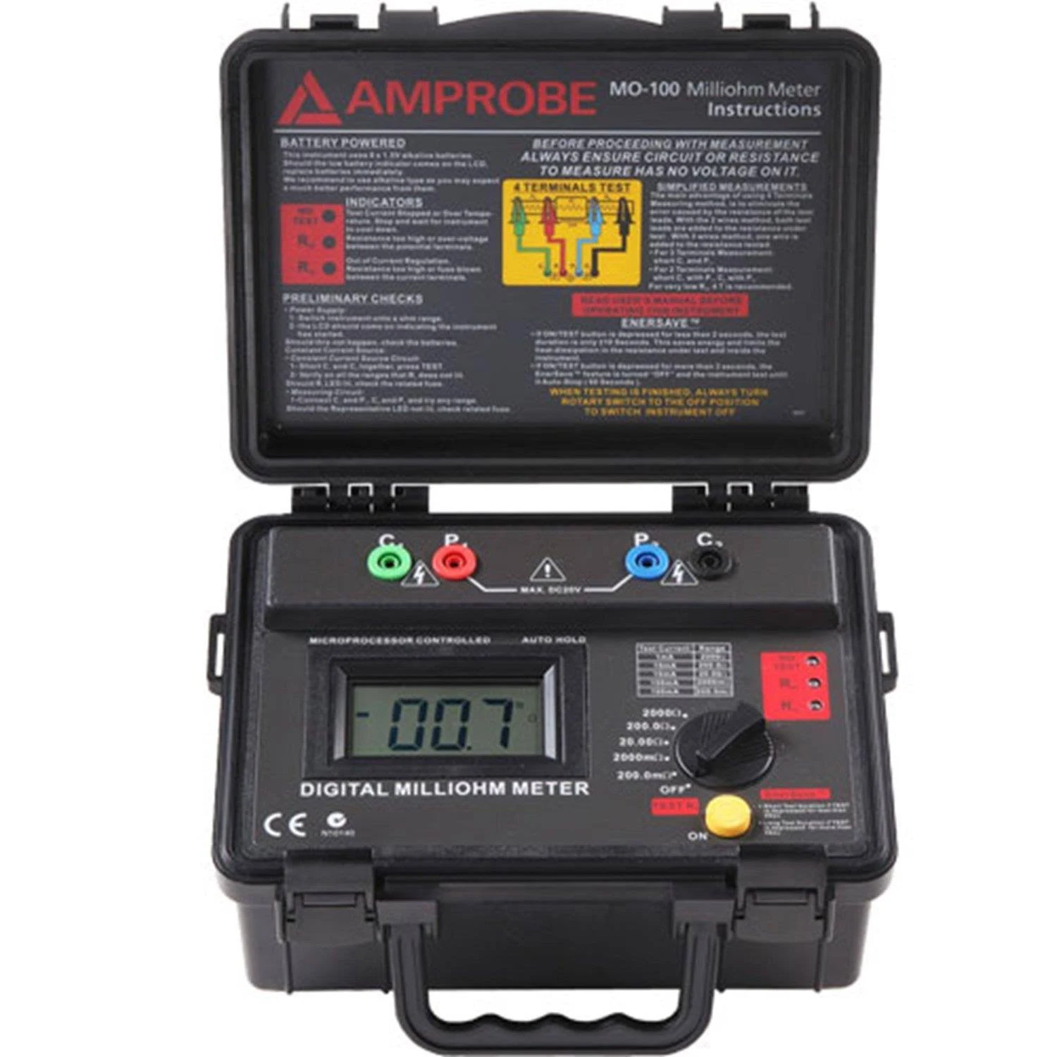 Amprobe MO-100 Milliohm Meter