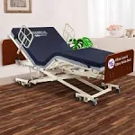 Medacure Ultra Low and High Hospital Bed, Fully Electric with ProEx 42 Mattress - Expandable Width 