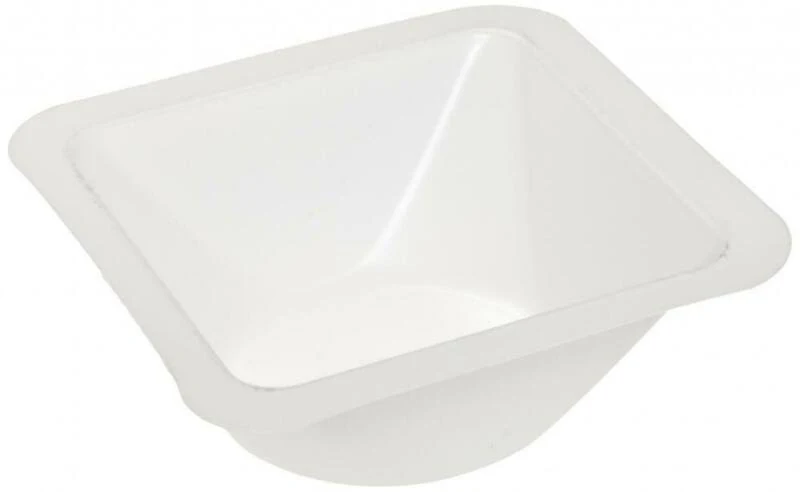 Heathrow Scientific Polystyrene Weigh Boats, Ideal for Weighing and Mixing Liquid & Powder, Square-Shaped, Disposable, Small-Sized (1.81 x 1.81 x 0.31 Inches), White, Pack of 500