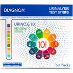 Multi-Parameter Urine Test Strips for Urinary Tract Infection (UTI) | Individually Packed, Clinically Tested with Mobile App | 60 Pack