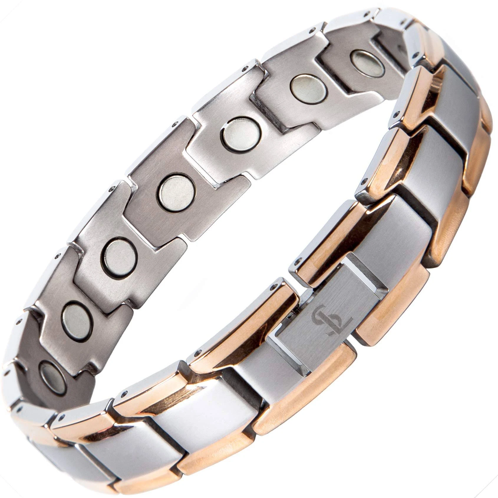 Elegant Titanium Magnetic Therapy Bracelet