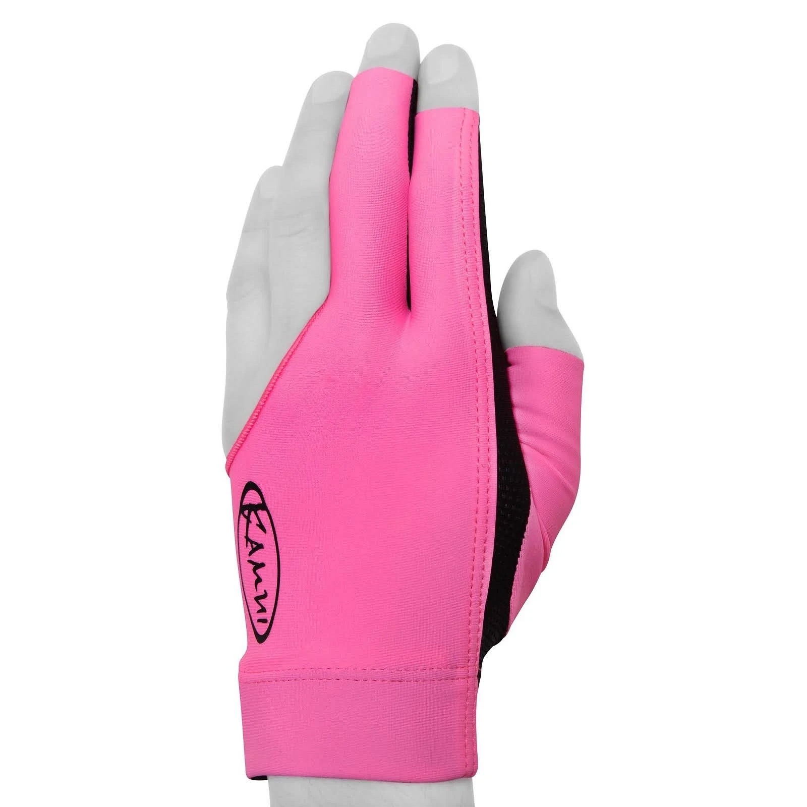 KAMUI Billiard Glove - Quickdry - for Left Hand (Pink, Small)