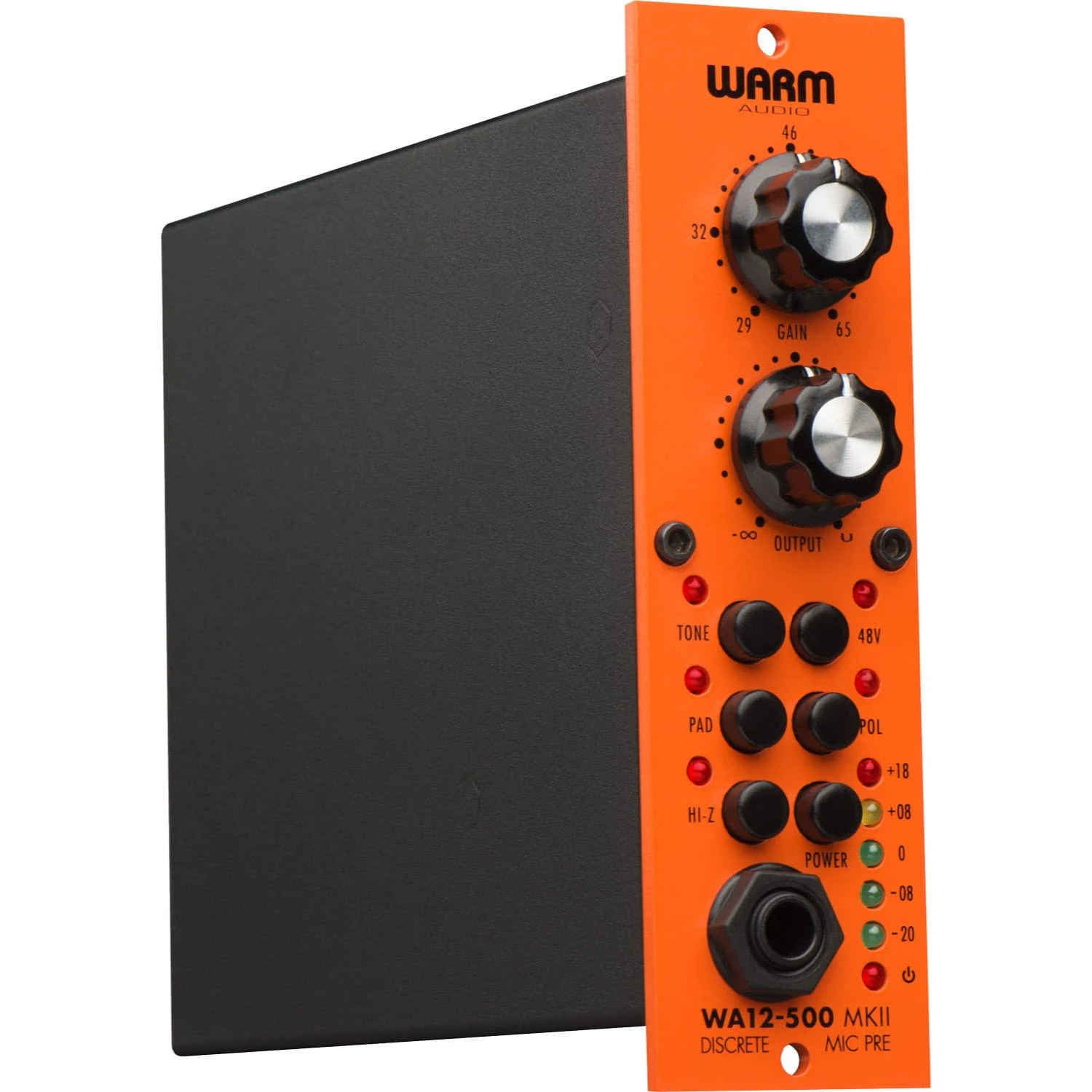 Warm Audio WA12-500 MKII 500 Series Discrete Microphone Preamp with DI