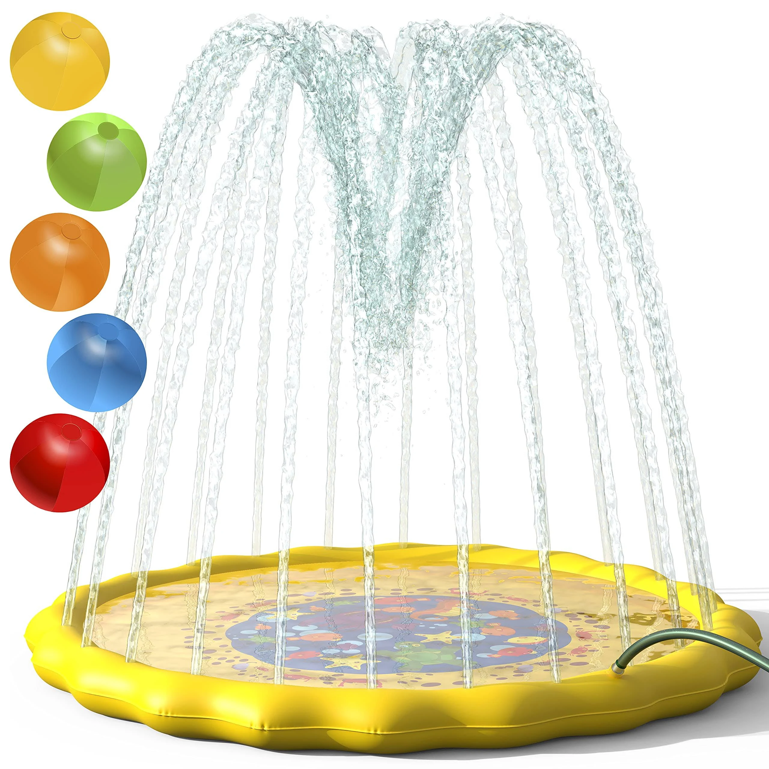 Top Race Water Sprinkler Splashpad, Kids Play Mat & Pool Toy