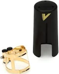 Vandoren M|O Soprano Saxophone Ligature and Cap - Gilded