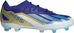 Adidas x Crazyfast Messi Elite Firm Ground Cleats Lucid Blue 4 - Kids Soccer Cleats