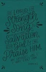 NKJV Thinline Bible, Verse Art Cover Collection, Red Letter, Comfort Print [Teal] [Book]