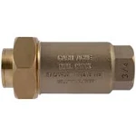 Cash Acme 3/4 BF1 Dual Check Valve with Female Unions, Brass Fitting BF13434