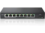 Real HD 8 Port 2.5G Ethernet Switch Unmanaged Network Switch with 8 x 2.5 Gigabit | 1 x 10G SFP+ | Work with 10-100-1000Mbps Devices | 60G Bandwidth | Plug & Play | Fanless Quiet Metal Internet Switch