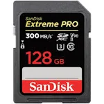 SanDisk 128GB Extreme Pro SDXC UHS-II Flash Memory Card with Adapter