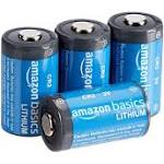 Amazon Basics 4-Pack CR2 3V Lithium Batteries