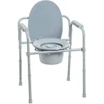 Drive Medical Folding Steel Commode