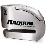 RADIKAL RK14S Approved Alarm Disc Lock Motorcycle Premium Security, Hardened ...