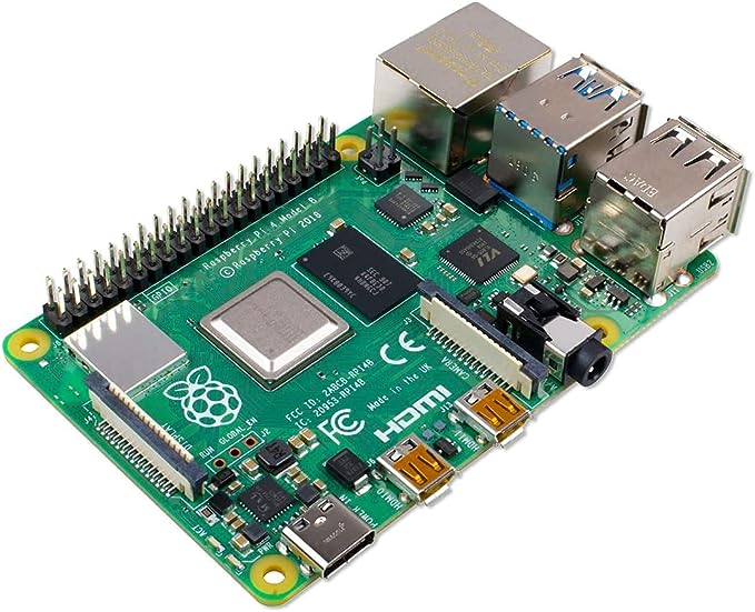 Raspberry SC15184 Pi 4 Model B 2019 Quad Core 64 Bit WiFi Bluetooth (2GB)