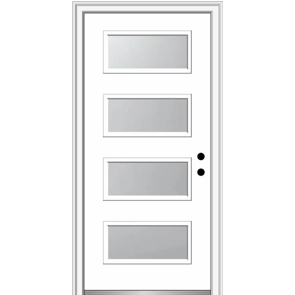 Spotlight Primed Prehung Fiberglass Front Entry Doors Verona Home Design Door ...