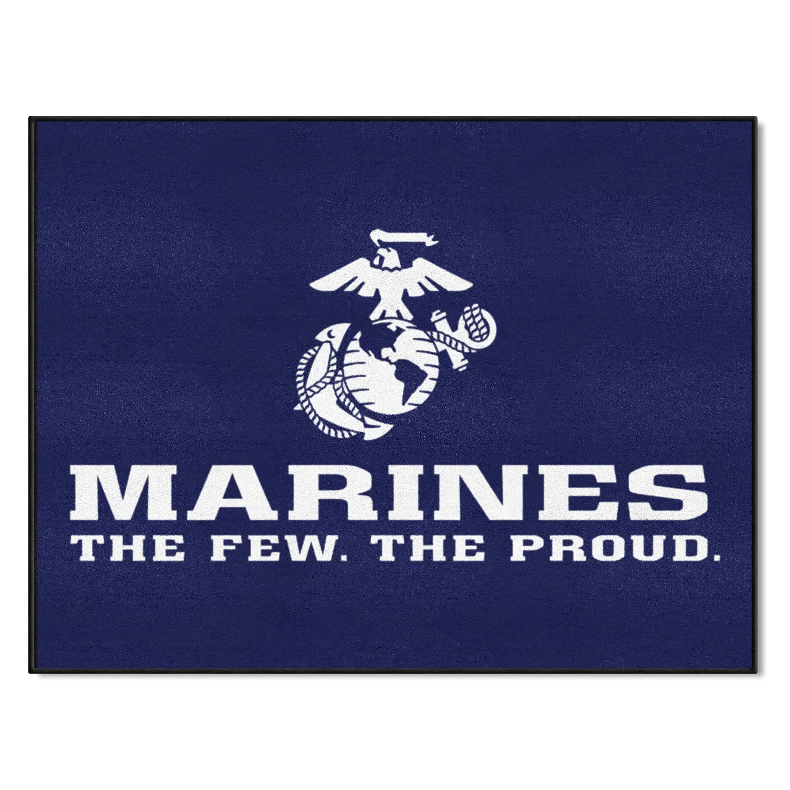 FANMATS 6974 U.S. Marines All-Star Rug - 34 in. x 42.5 in. Military Area Rug, Home Decor Rug and Tailgating Mat