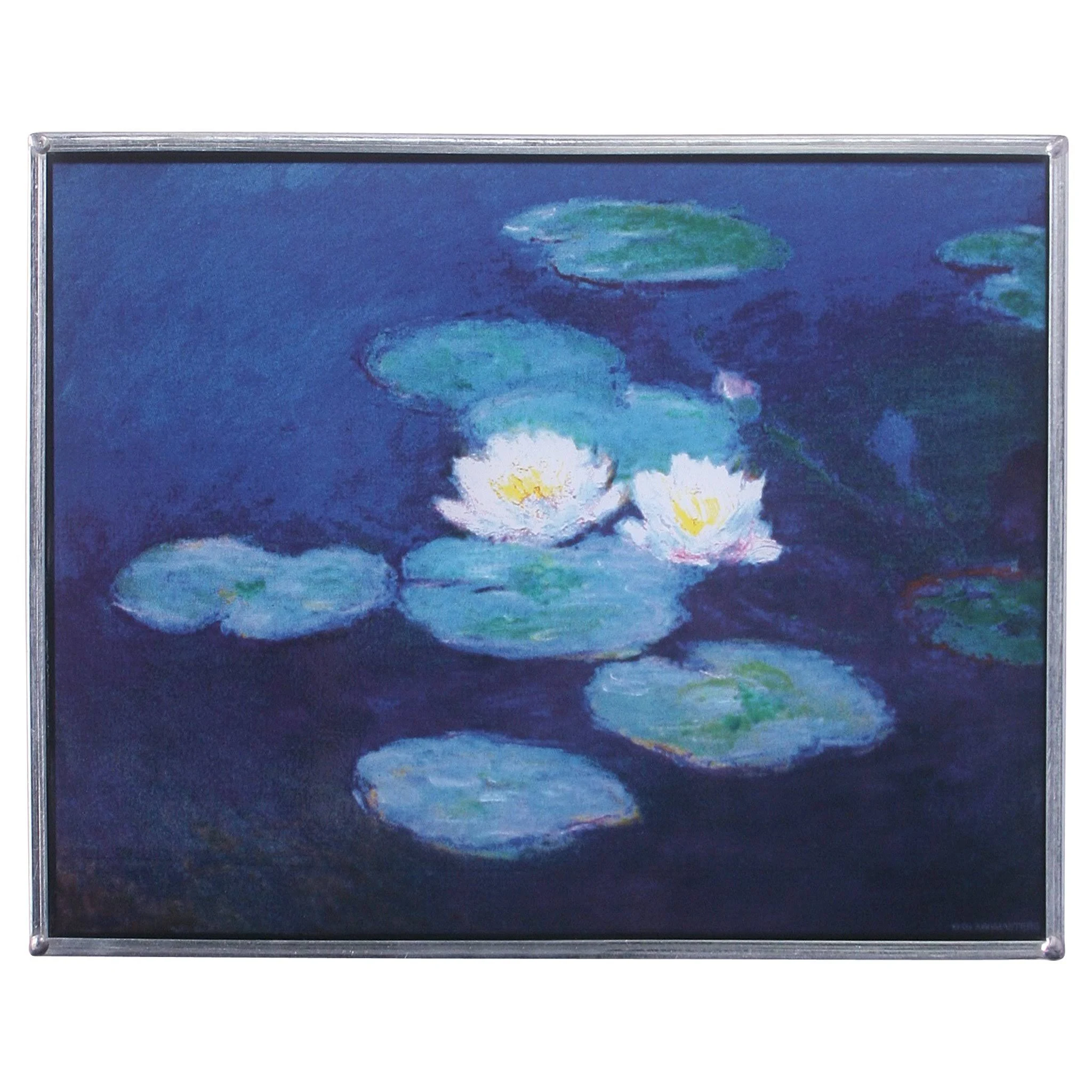 Stained Glass Panel - The Monet Water Lilies Stained Glass Window Hangings - Art Glass Window Treatments