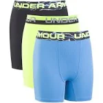 Under Armour Big Boys 3-Pack Voltage Performance Boxer Briefs - Hi Vis Yellow