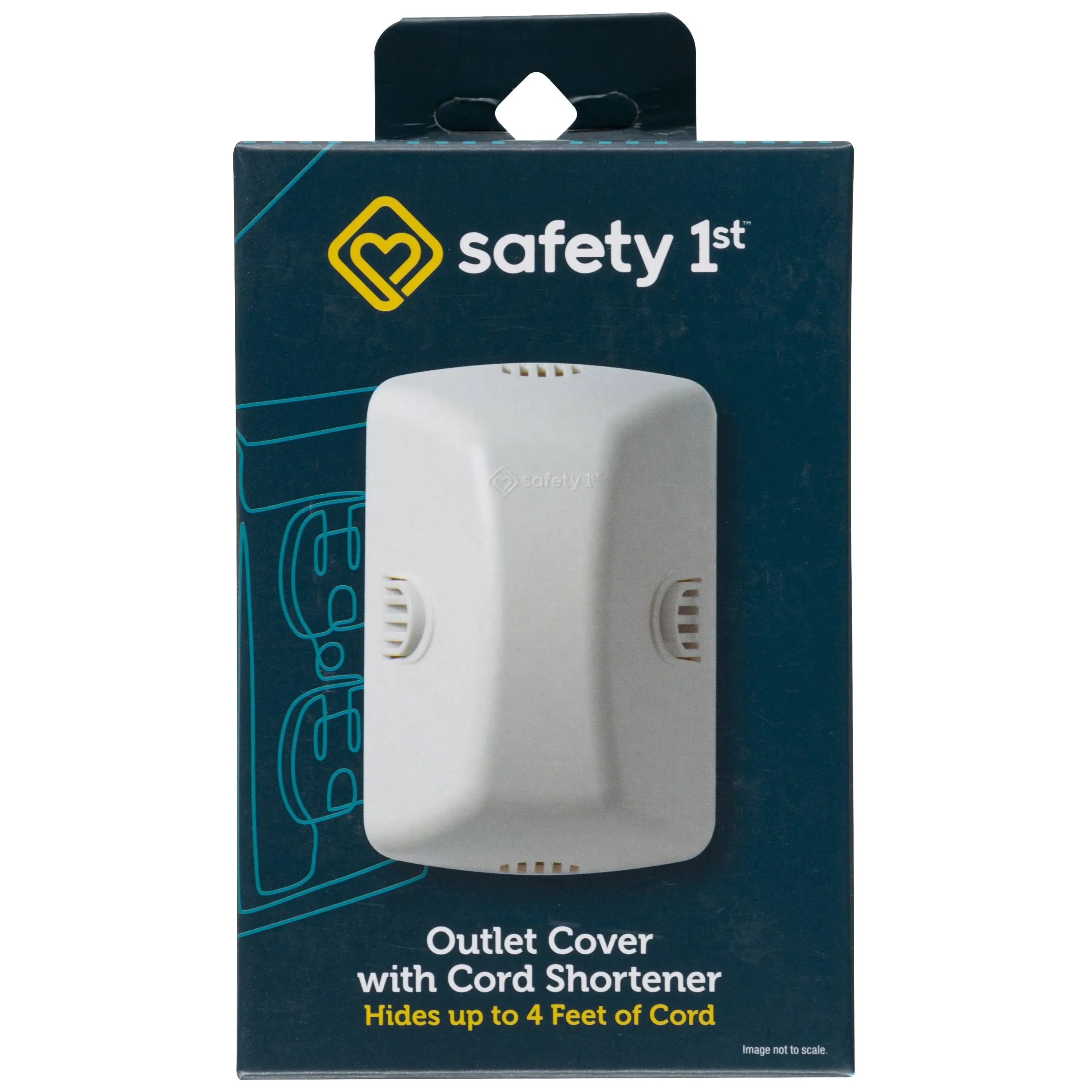 Safety 1st Outlet Cover with Cord Shortener for Baby Proofing