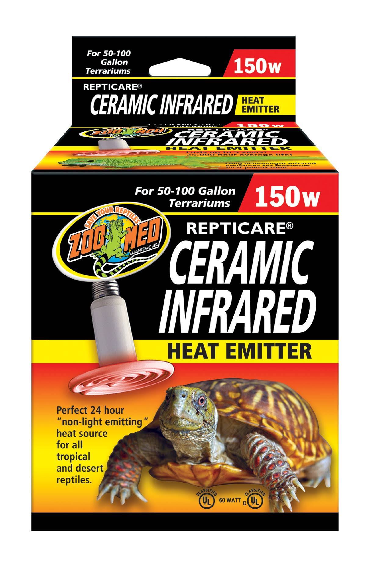 Zoo Med Ceramic Infrared Pet Heat Emitter - Winter Terrarium Porcelain Heater