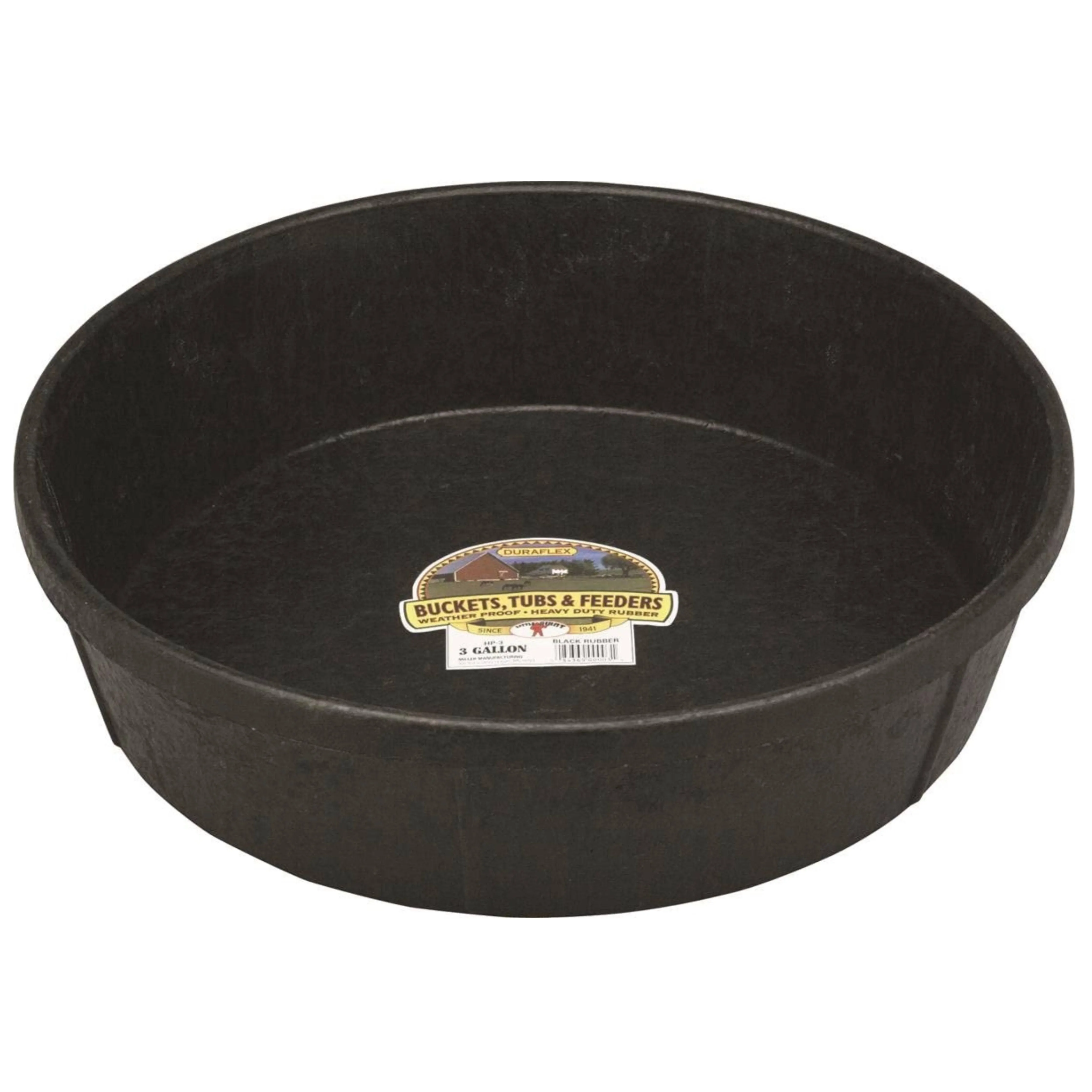 Fortex Rubber Feed Pan 3 Gal