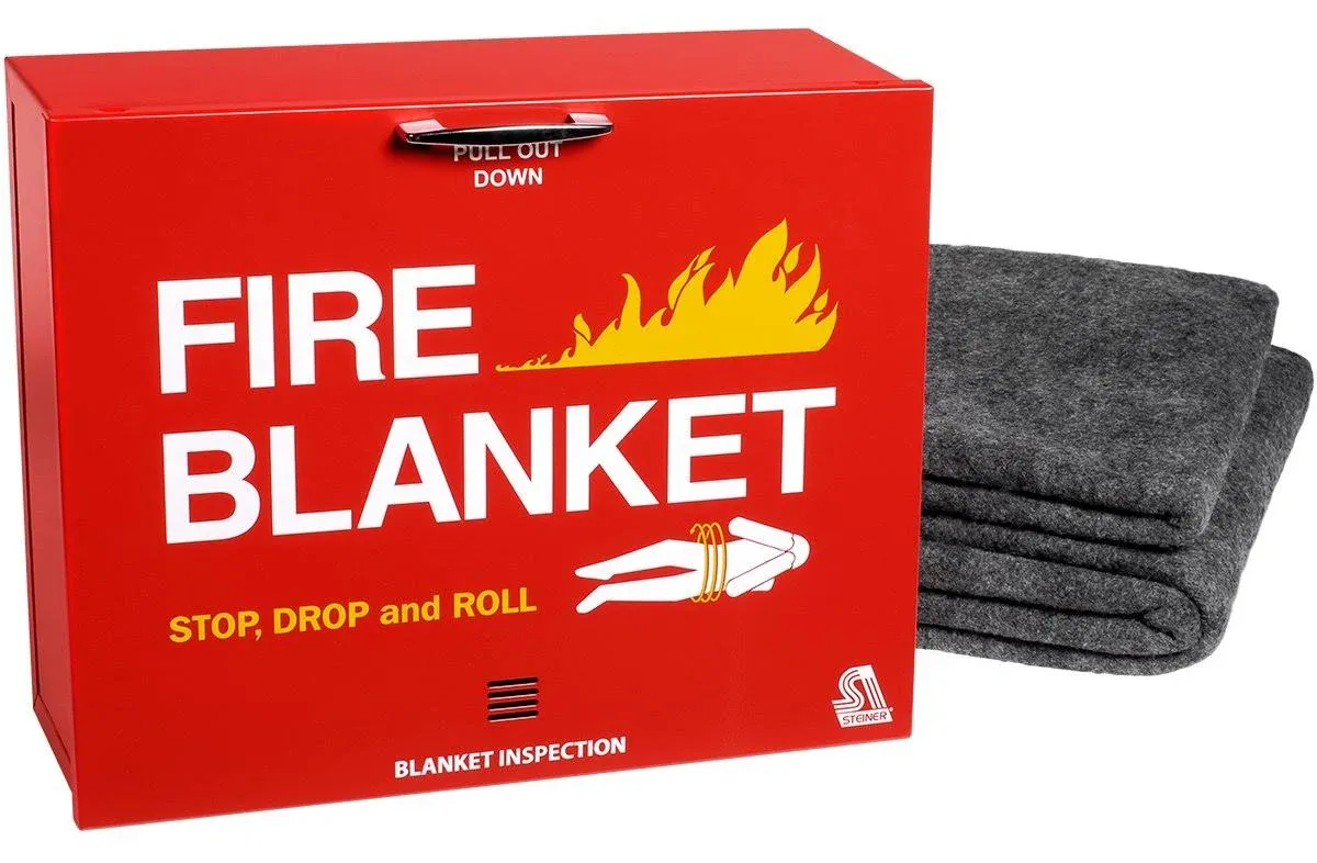 Steiner BCCOL Fire Blanket And Cabinet