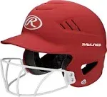 Rawlings Coolflo Batting Helmet, Red