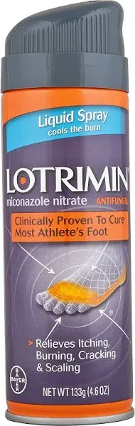 Lotrimin Anti-Fungal Spray Liquid 4.6 oz