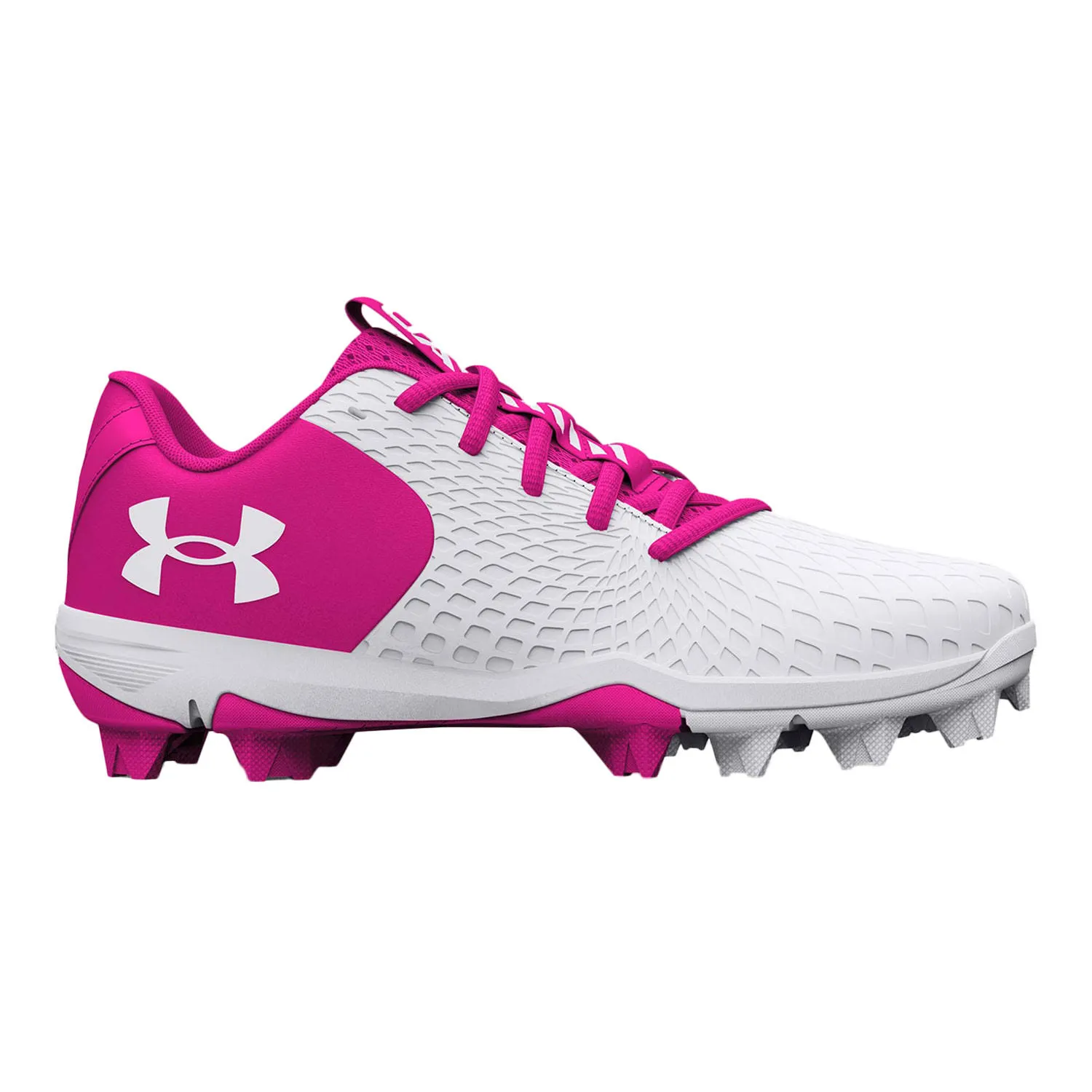 Under Armour Girls' Glyde 2 RM Jr. Softball Cleats - White, 1