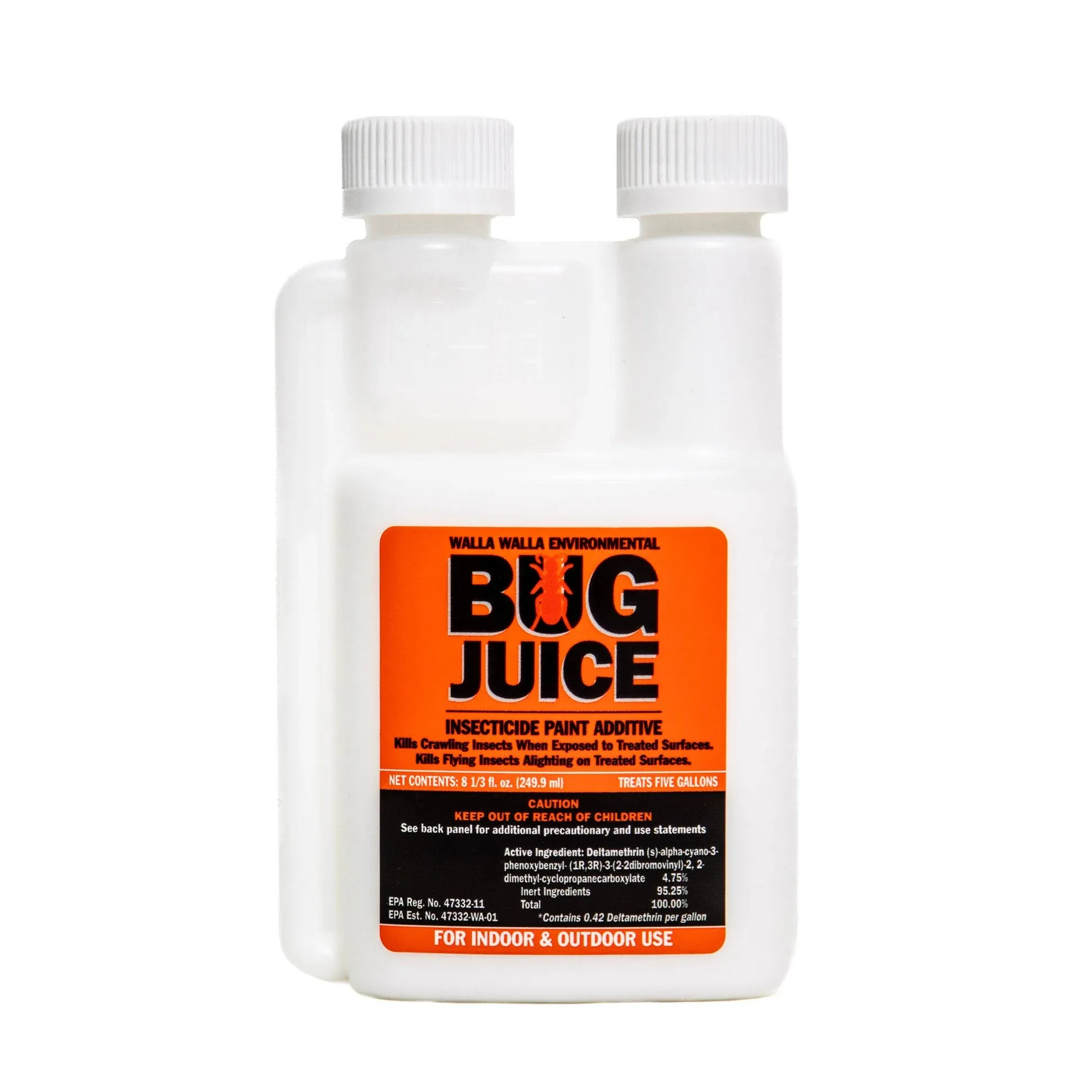 Walla Walla Environmental 37001 8.33 oz. Bug Juice Paint Additive Treats 5 Gallon