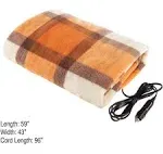 Heated Car Blanket - 12-Volt Electric Blanket for Car, Truck, SUV, or RV - Porta