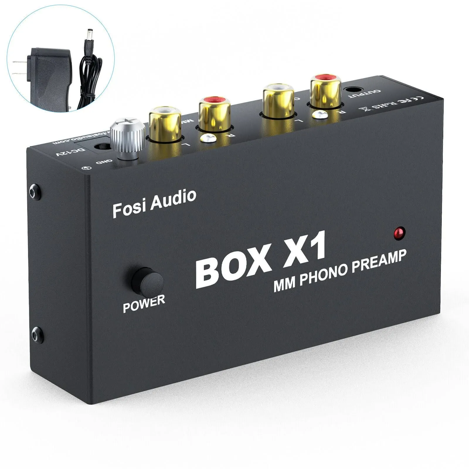 Fosi Audio Box X1 mm Phono Preamplifier -