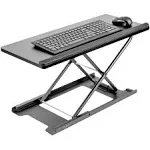 vivo Desk-v000p Black Ergonomic Heavy-Duty Scissors Lift Keyboard and Mouse Riser 27"