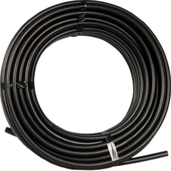 Raindrip 052050 1/2-Inch Drip Irrigation Supply Tubing, 500-Foot, for Irrigation Drippers,Drip Emitters, Irrigation Parts, and Drip Systems, Black Polyethylene