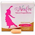 NeuEve Suppository Gold Formula (Phase 3) Hormones Free Ease Feminine Dryness,