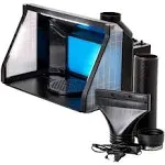 Portable, Dual Fan, Hobby Airbrush Spray Booth Kit LED Lights