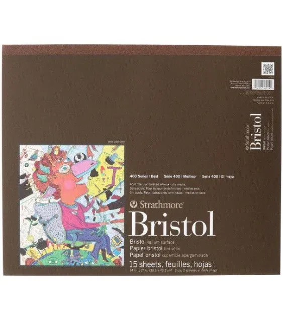 Strathmore 11" x 14" 400 Series Vellum Bristol Pad