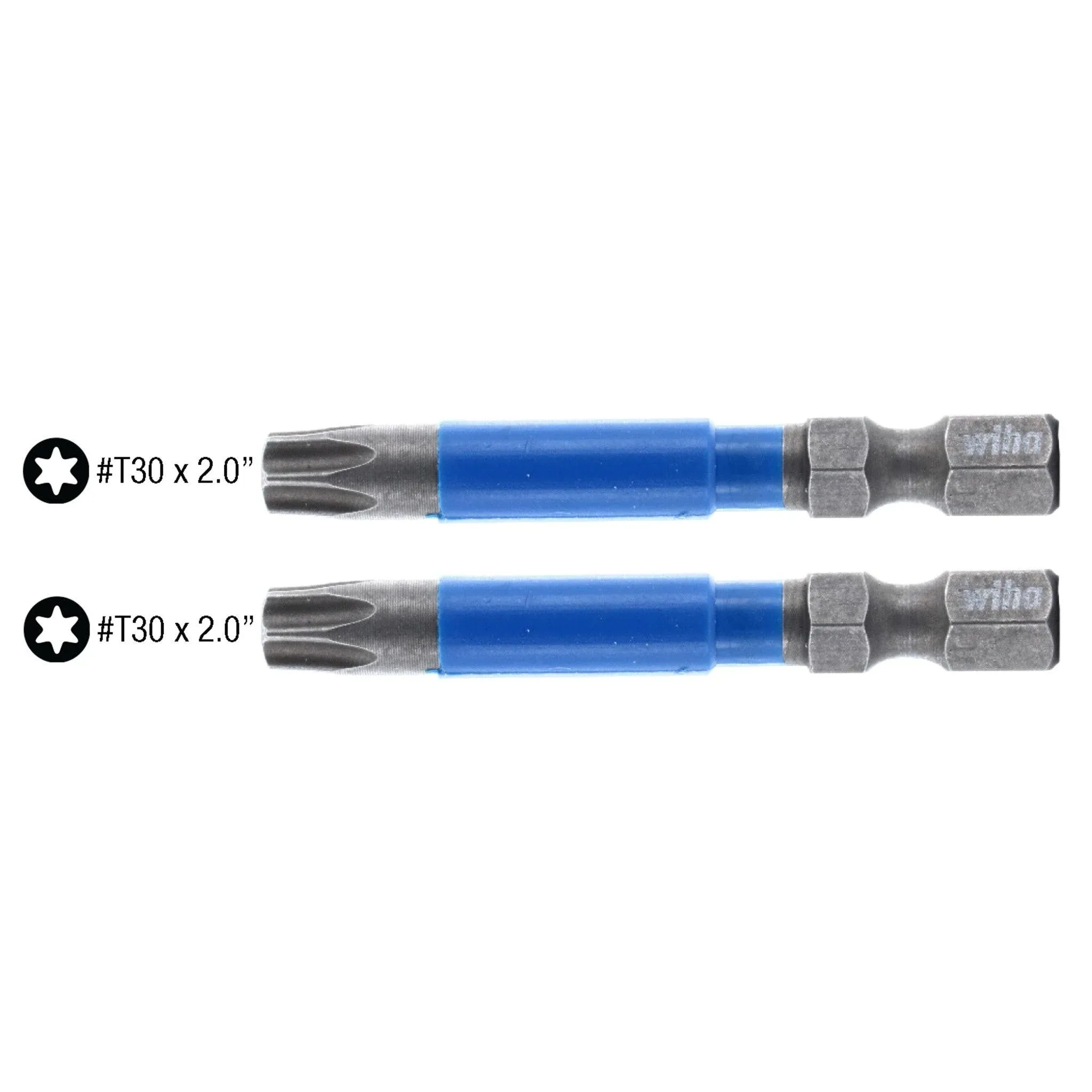 Wiha TerminatorBlue Impact Bit Torx T30-2 Inch - 2 Pack