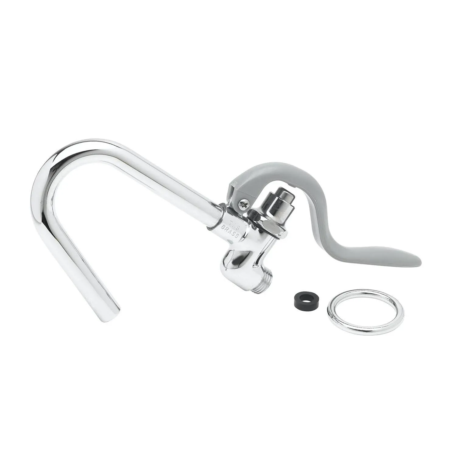 T&S Brass 002851-40 Gray Hook Nozzle and Self-Closing Valve