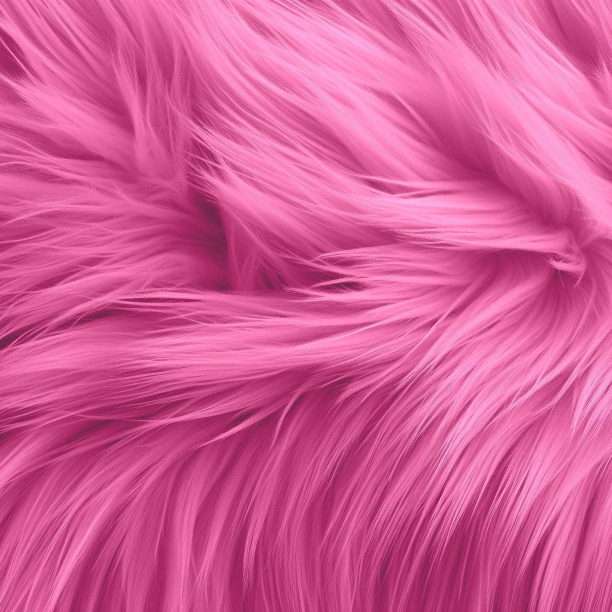 Faux Fur Fabric Squares | Bubblegum - 30x30 / Bubblegum | FabricLA