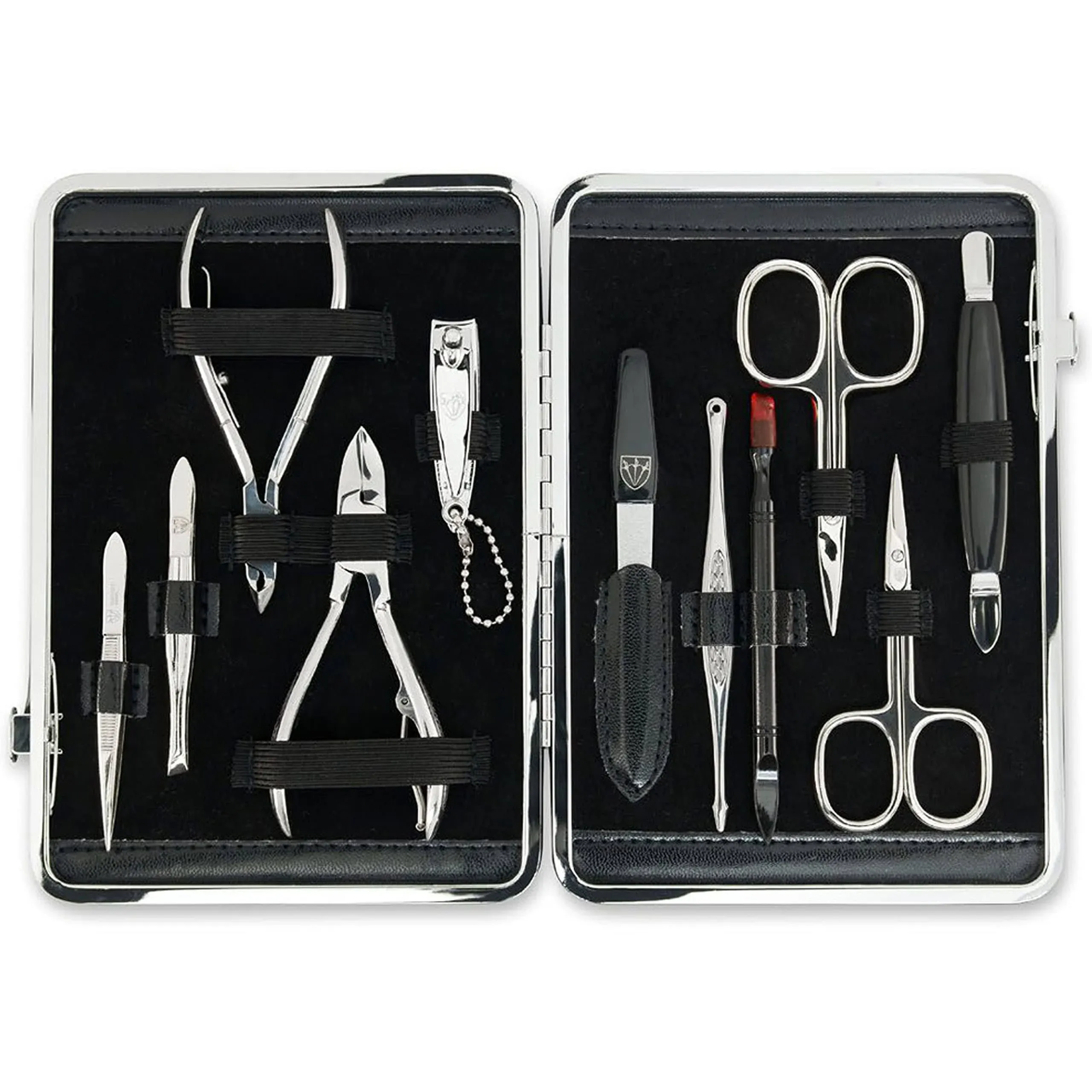 3 Swords Germany - brand quality 11 piece manicure pedicure grooming kit set 