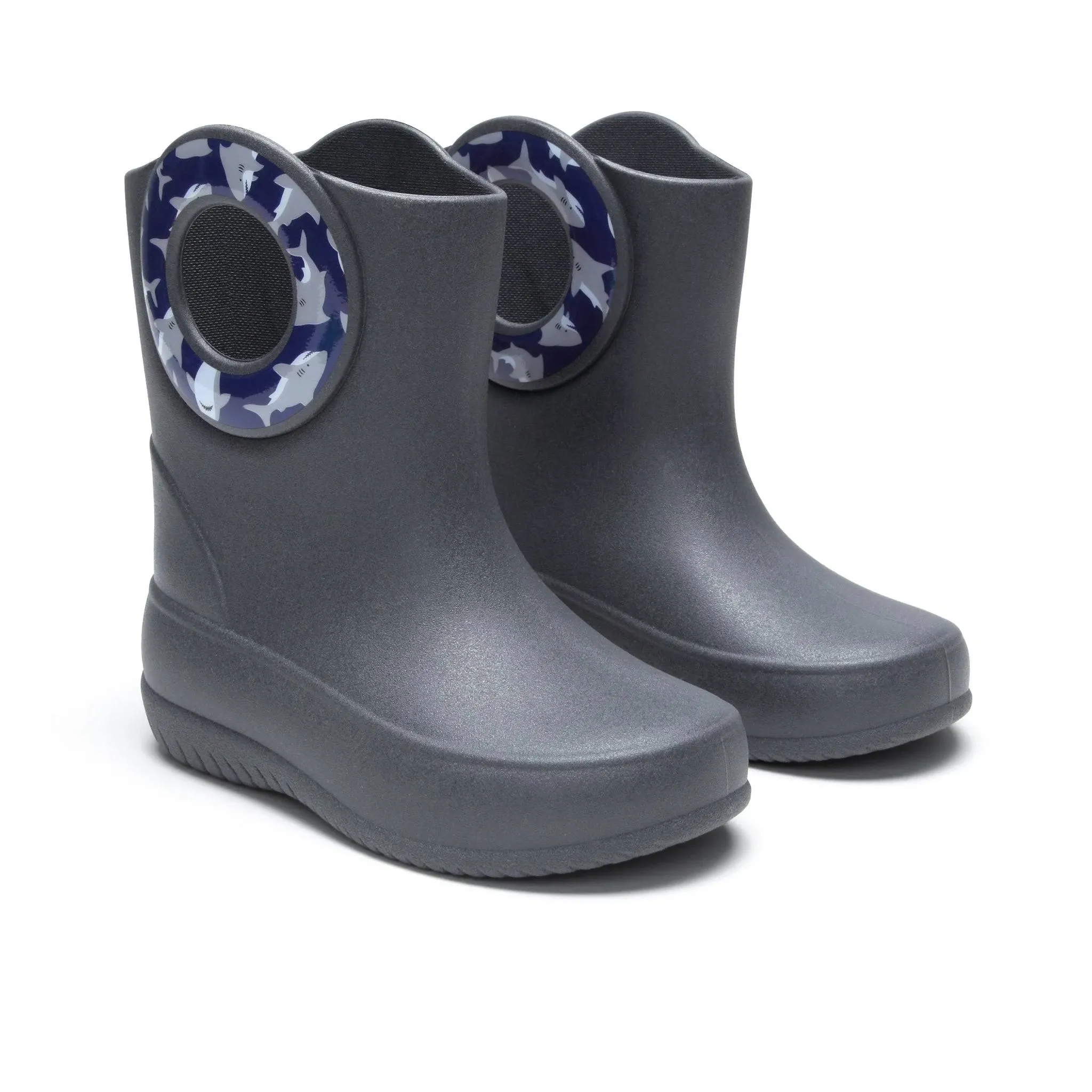 Okabashi Toddler Kendall Rain Boots - Gray 8