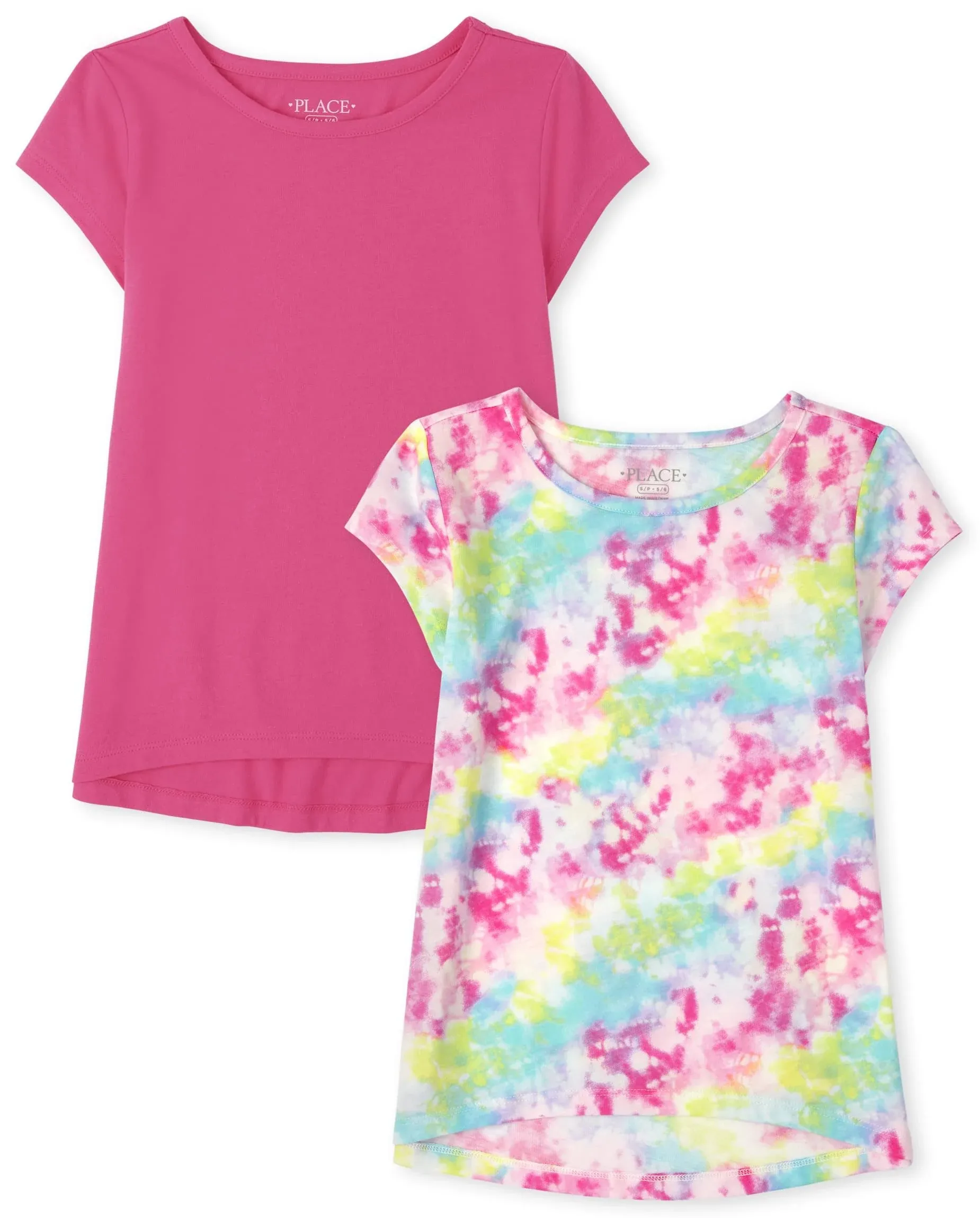 The Children's Place Girls Print Basic Layering Tees