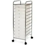 10-Drawer Organizer Cart Seville Classics