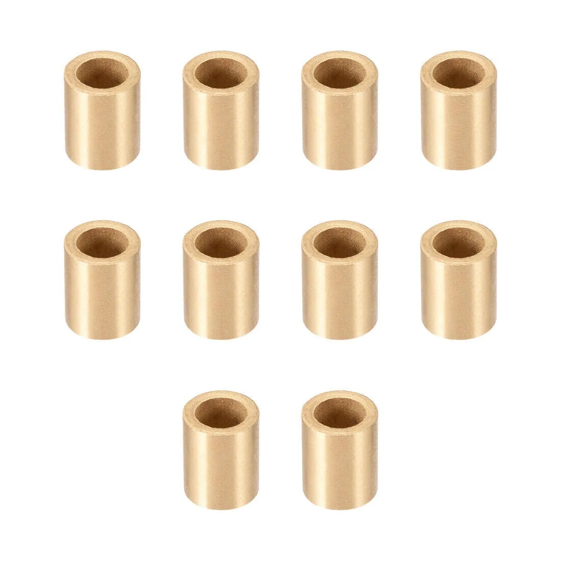 Uxcell Bearing Sleeve Self-Lubricating Sintered Bronze Bushing | Harfington ...