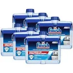 Finish Dual Action Dishwasher Cleaner: Fight Grease & Limescale, Fresh, 8.45 oz (Pack of 6)