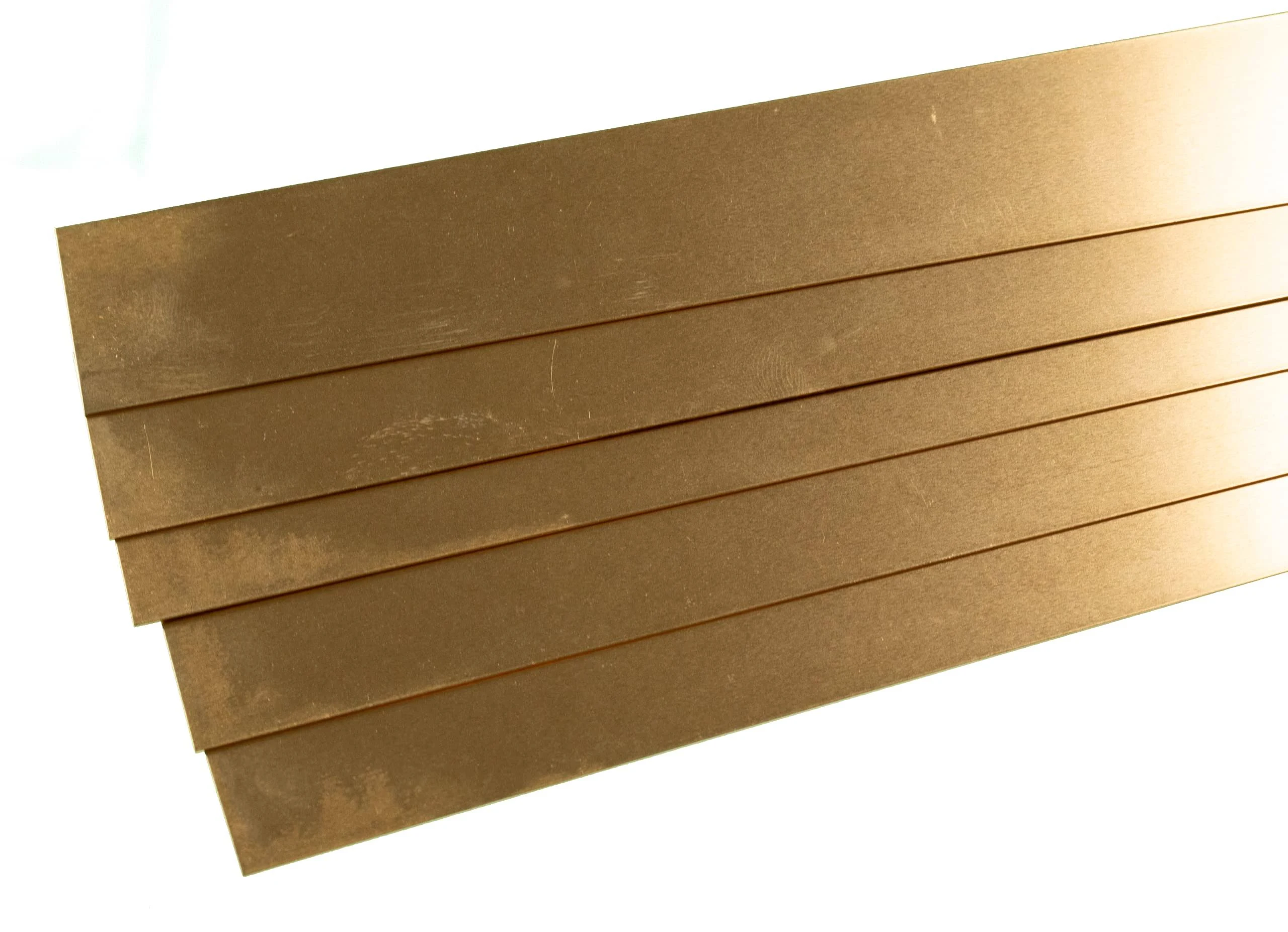 K & S 9715 Brass Strip, 0.016" Thick x 1" Wide x 36" Long, 5 Pieces, Made in The USA