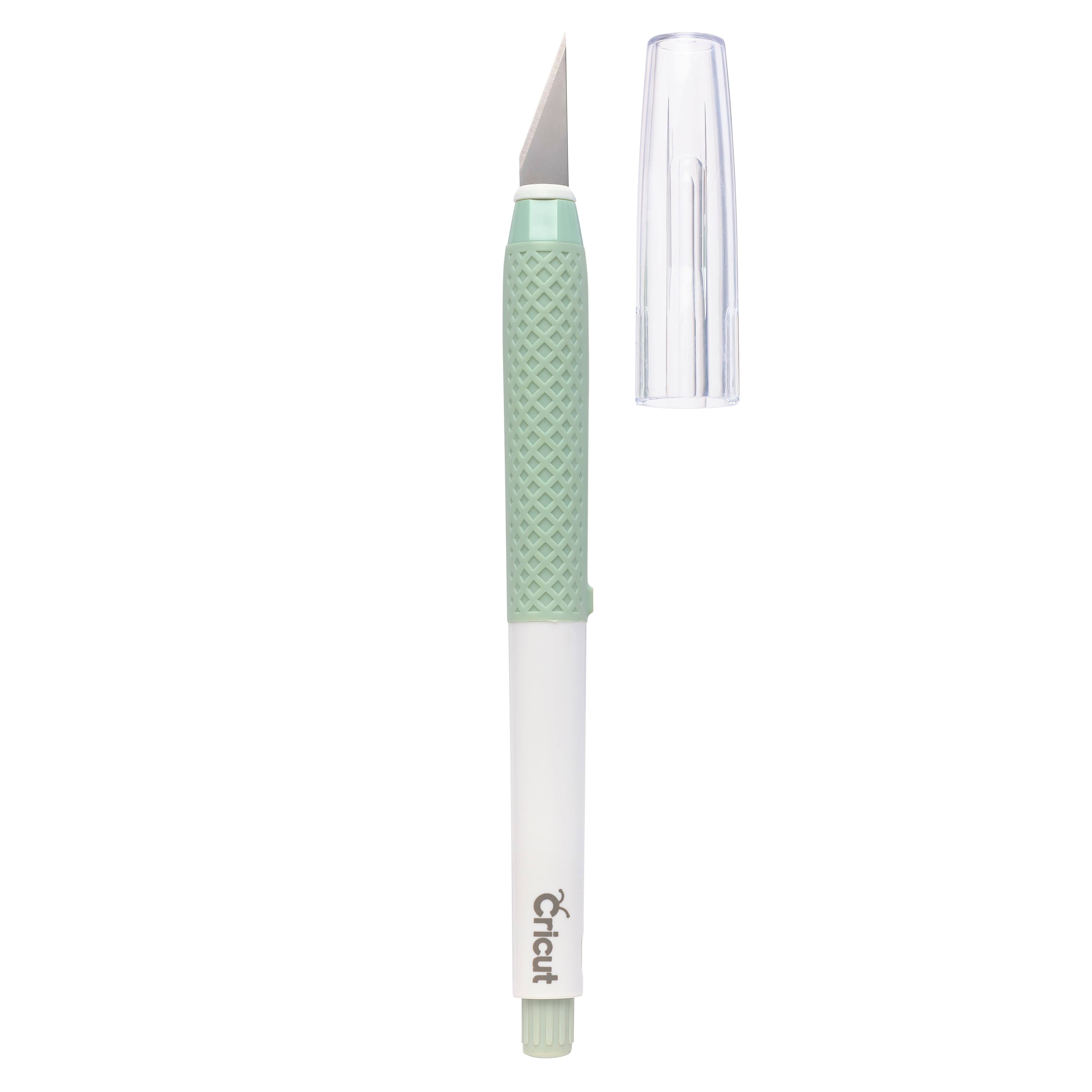 Cricut TrueControl Knife - For Use As a Precision Knife, Craft knife, Carving Knife and Hobby Knife - For Art, Scrapbooking, Stencils, and DIY Projects - [Mint]