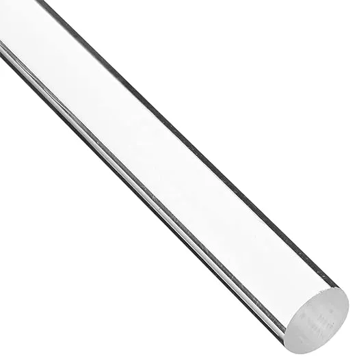 Acrylic Lucite Rod Dowel - ⅞”W x 24”L Acrylic Rod - for DIY Projects, Crafts & More - Durable & Sturdy Acrylic Material - 22mm x 610mm - One Rod - Clear Acrylic